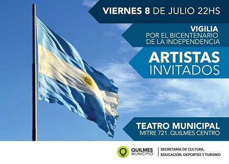 Quilmes prepara los festejos por el Bicentenario de la Independencia ...