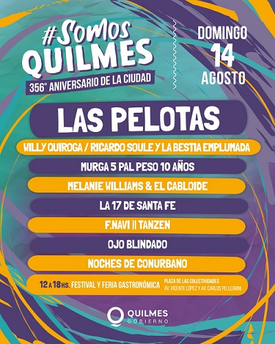 Festejos por el 356° aniversario de Quilmes | Hecho en Quilmes