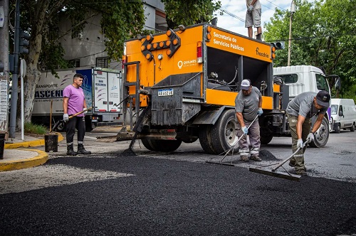 Quilmes centro: Avanza el plan integral de bacheo | Hecho en Quilmes
